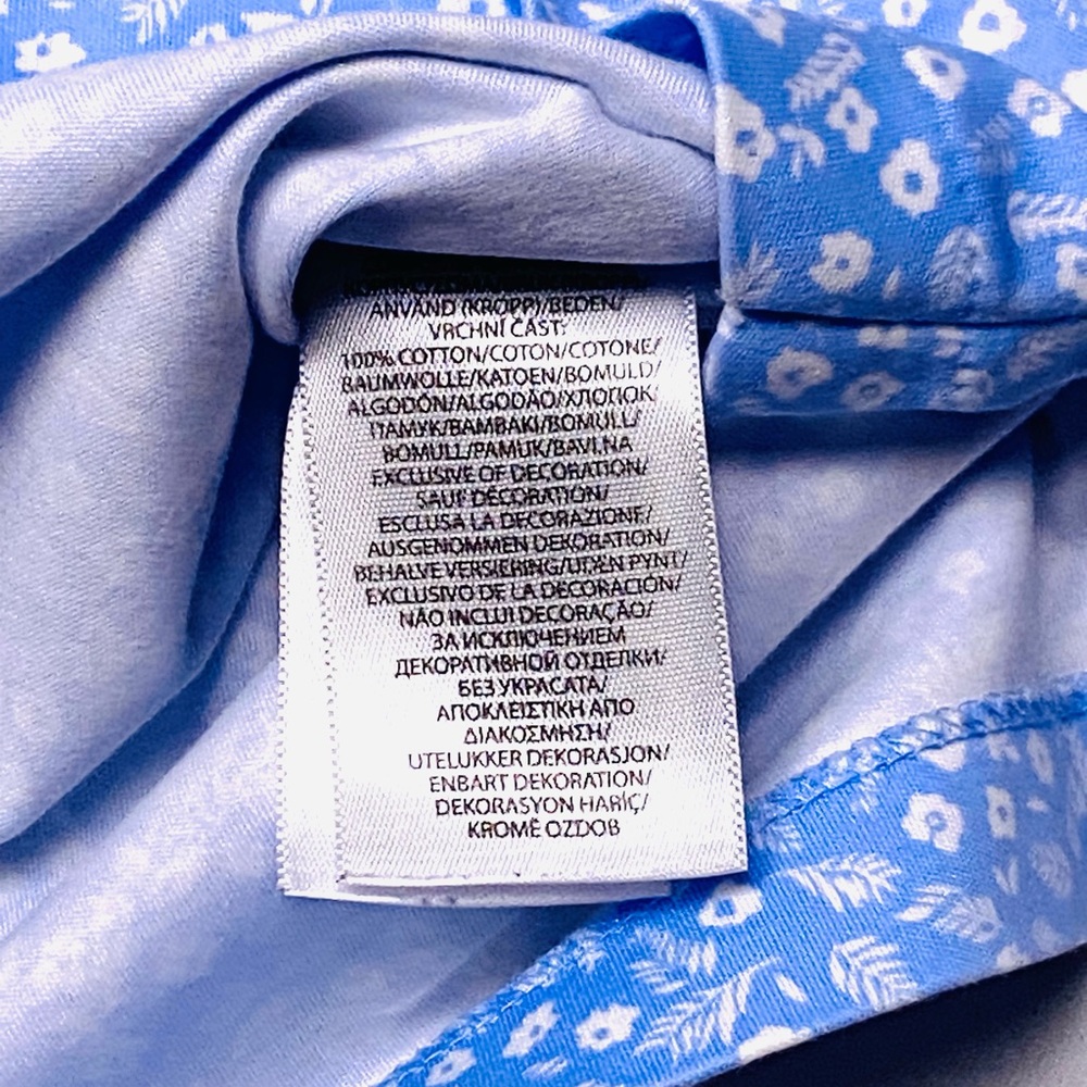 Ralph Lauren Light Blue Floral-Print Polo Shirt - Picture 6 of 8